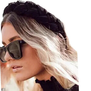 Black twisted fashion Headband